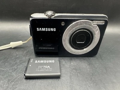 Cámara digital Samsung PL100 negra 12,2 megapíxeles sin probar para piezas. Foto 1 de 4