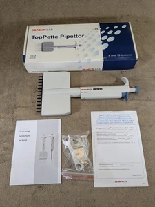 DragonLab 0.5-10 uL TopPette 12-Channel Adjustable Volume Mechanical Pipettor - Bild 1 von 24