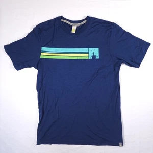 Smartwool Shirt Herren S Blau Logo Merino Leicht Kurzarm - Bild 1 von 8