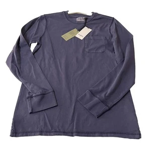 ¡Nueva Camisa Azul Goodfellow & Co Talla Pequeña Manga Larga Con Bolsillo! - Imagen 1 de 7