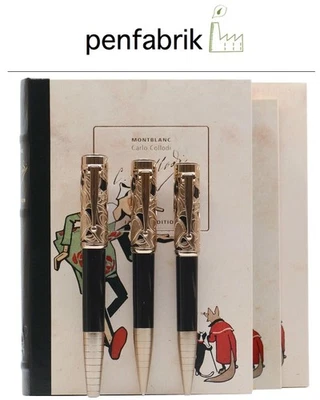 MONTBLANC Writers Edition Carlo Collodi SET OF 3 Fountain Pen Pen Pencil 106644 NEW - Image 1 of 4