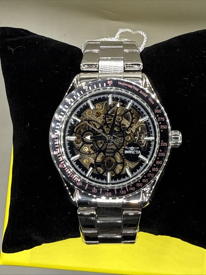 49500 - Invicta Objet D Art Automatic Men's Watch w/ Skeleton Dial - 43mm Silver