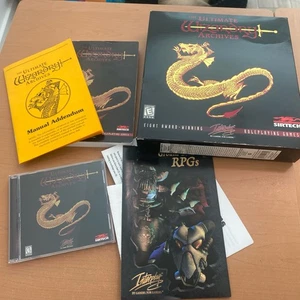 THE ULTIMATE WIZARDRY ARCHIVES PC Big Box WIN 95/98 set completo retro gaming - Foto 1 di 11