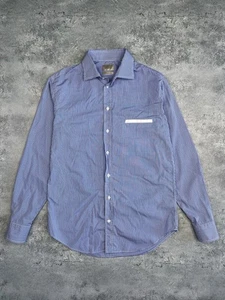 Armani Collezioni Modern Fit Blue Pocket Shirt Size 40/15 - Picture 1 of 15