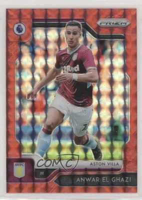 2019-20 Panini Prizm Premier League Red Mosaic Prizm /109 Anwar El Ghazi #271 - Image 1 of 2
