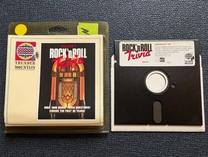 Rock 'N Roll Trivia Vol 1 by Thunder Mountain Commodore 64 Video Game + Case - Picture 1 of 11