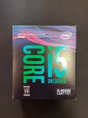 Processore CPU desktop Intel Core i5 8600K 4,3 GHz 6 core 6 thread 9M LGA 1151 - Immagine 1 di 3