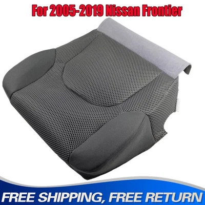 Cubierta de asiento de tela gris para pasajero derecho Nissan Frontier 2005 a 2019 Foto 1 de 4