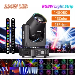 230W LED Moving Head Light DMX 14Gobo 48Prism Stage Lighting DJ Party Show Light - Picture 1 of 16