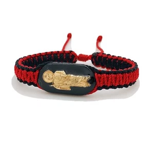 Pulsera De San Judas Color Roja Y Negra Tejida Potente Para Protección - Imagen 1 de 3