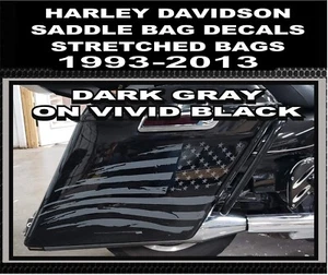 Cbcdecals- "Aftermarket Stretched" Saddlebag Decals for 93- 13 Harley Davidson - Picture 1 of 3