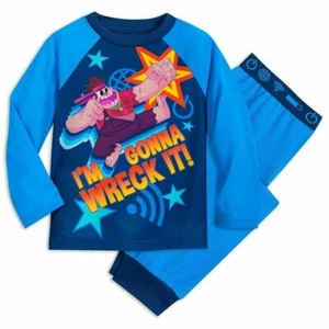 Disney Store Wreck it Ralph Breaks the Internet Pajamas Boy's PJs Sleepwear NEW - Picture 1 of 1