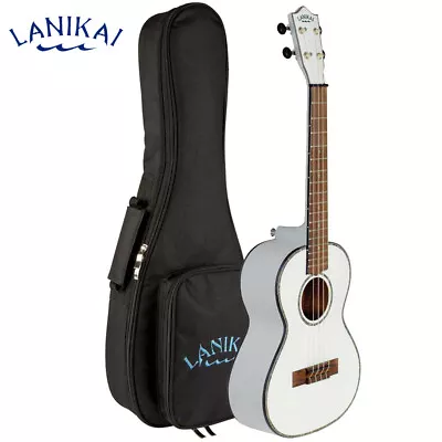 Lanikai JMS-AWT2 Julia Michaels Signature Tenor Ukulele White Pearl with Gig Bag - Image 1 of 4