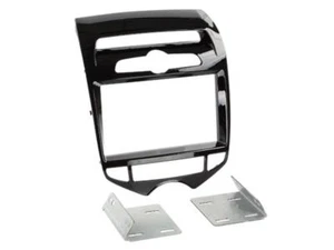für Hyundai ix20 JC Auto Radio Blende Einbau Rahmen Doppel-DIN schwarz glänzend - Bild 1 von 2