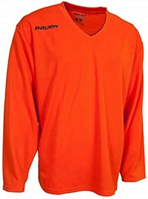 NWT Bauer 200 Series Junior Core Practice Jersey Orange Size Small - Image 1 of 3