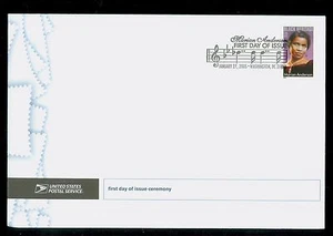 USA #3886 2005 Marian Anderson Black American Stamp First Day Ceremony Program - Picture 1 of 2