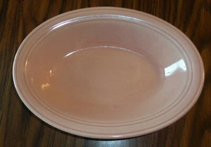 Ciotola ovale vintage 9" ORTAGGI primi California ROSA Vernon forni Vernonware - Foto 1 di 3