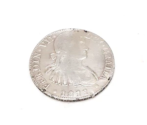1811 Ferdin VII Del Gratia Spanish 8 Reales Coin - Picture 1 of 7