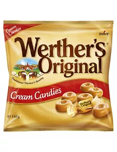 Werthers Classic Cream Candies Bag 140g x 12 - Bild 1 von 1