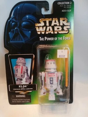 Star Wars Power of the Force R5-D4 Action Figure 1996 Kenner Green Card NEW - Image 1 of 2