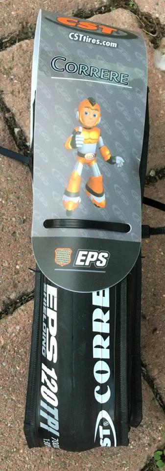 Drahtreifen Rennrad Slick CST Run Road Fahrrad Tire 700 x 23 120 Tpi Eps - Bild 1 von 1