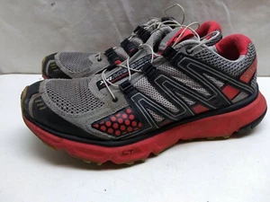 Salomon XR Mission 1 Gray Mesh Drawstring Athletic Sneaker Women Shoe Size 8W 40 - Picture 1 of 9