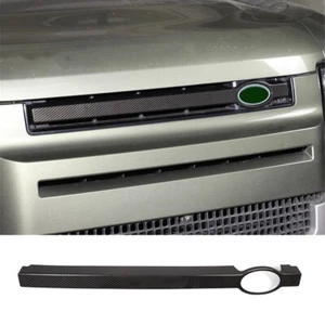 Carbon Fiber ABS Front Grille Moulding Cover Rod For Land Rover Defender 2020-22 - Picture 1 of 12