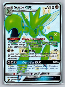 Pokemon Scizor GX SV72 Hidden Fates Ultra Rare Full Art Holo NM - Picture 1 of 2