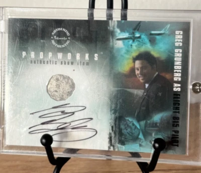 Tarjeta Lost Season 3 Autograph Propworks APP-1 Greg Grunberg Foto 1 de 4
