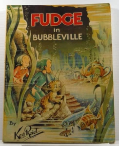 Libro de bolsillo estilo cómic infantil Fudge in Bubbleville de Ken Reid 1981 - Imagen 1 de 14