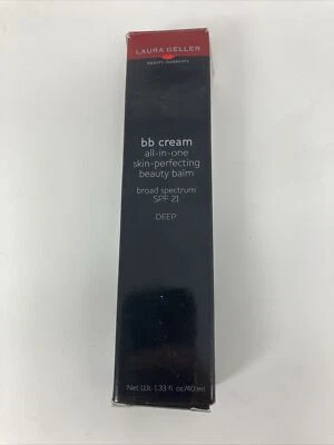 Laura Geller BB Cream All-In-One Skin Perfecting Beauty Balm DEEP SPF 21, 1.33oz - Image 1 of 3