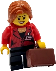 LEGO City Figurka 60051 Pasażer kolejowy Pasażer z walizką - Zdjęcie 1 z 1