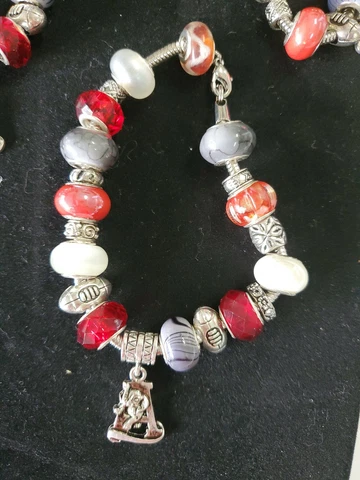 Alabama crimson tide Pandora type Bracelet LICENCED bama charm bracelet Cover