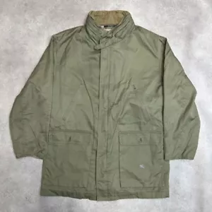 Burberry London Jacket Mens XL Vintage Full Zip Designer Windbreaker, Green - Picture 1 of 10