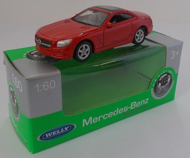 WELLY - MERCEDES BENZ SL500 rosso - 1/60 - WELMB52020WB - Immagine 1 di 1