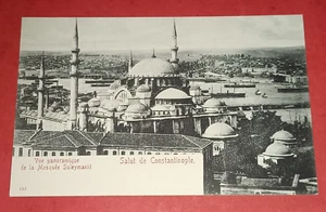 CPA - Turquie - Vue Panoramique de la Mosquée Suleymanié Salut de Constantinople - Imagen 1 de 2