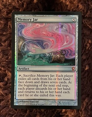 MTG Magic The Gathering Foil Memory Jar *NP - Image 1 of 2