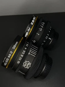 Standard REHOUSE HELIOS 44-2 2/58mm MIR 1v 37mm Cinemod  Canon EF BTF