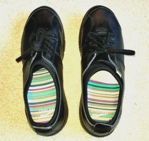 Womens Shoes-DANSKO-black leather "Elise" lace-up Oxford-41 (10.5-11) - Picture 1 of 7