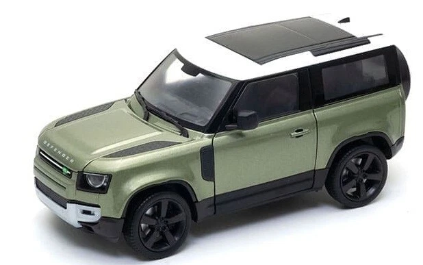 Welly Diecast 1:24 Scale 2020 Land Rover Defender Metallic Green 24110GR Foto 1 de 1