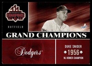 2003 Donruss Champions #GC-17 Duke Snider Grand Champions See Scan