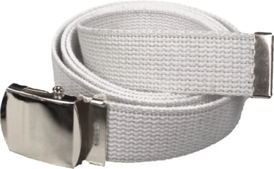 Military Web Belt Cotton Canvas Adjustable Camo Army Tactical Skater Webbed Belt - Image 1 of 2