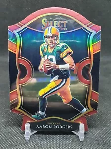 2020 Panini Select Aaron Rodgers Red Prizm Concourse #12 Green Bay Packers - Picture 1 of 2