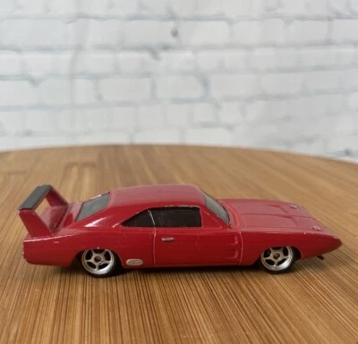 2016 Mattel Die-cast Car Fast & Furious 1969 Red Dodge Charger Daytona FF010 - Image 1 of 4