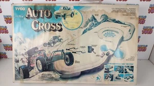 Tyco Auto Cross Off-Road Slot Track With 2X Turbo Hopper Racing Cars Fuoristrada - Picture 1 of 9