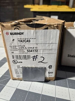 10x Burndy YA2CA9 HYLUG 534172 - Image 1 of 2