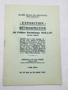 Exposition rétrospective du peintre Barthélemy Niollon (1849–1927) Organisée sou - Picture 1 of 4