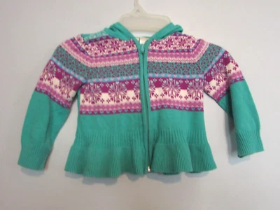 Koala Kids Girls Green Sweater Size 24 Months/ 2T EUC!!! - Image 1 of 2