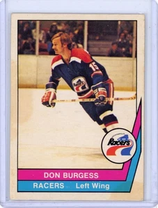 1977-78 O-PEE-CHEE DON BURGESS #66 INDIANAPOLIS RACERS WHA WIE ABGEBILDET FLACHER 1 $ VERSAND - Bild 1 von 2