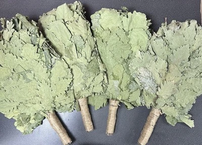 4 Oak Venik Sauna Broom Sauna Banya  КАВКАЗСКИЙ ДУБОВЫЙ ВЕНИК БАННЫЙ - Image 1 of 3